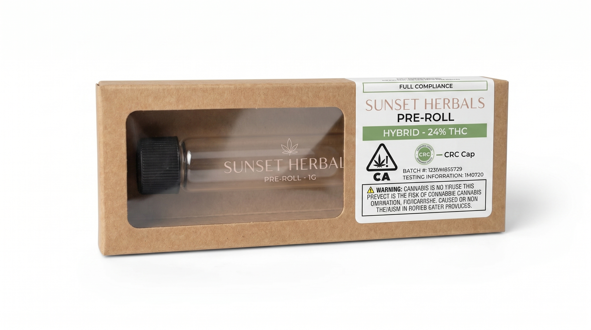 pre-roll glass tubes